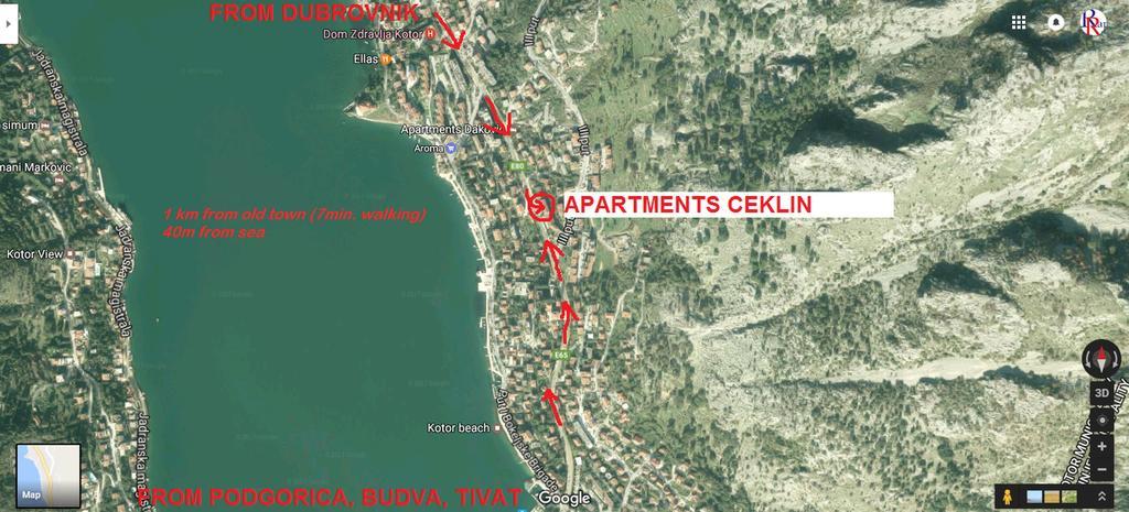 Apartments Ceklin Kotor Dış mekan fotoğraf